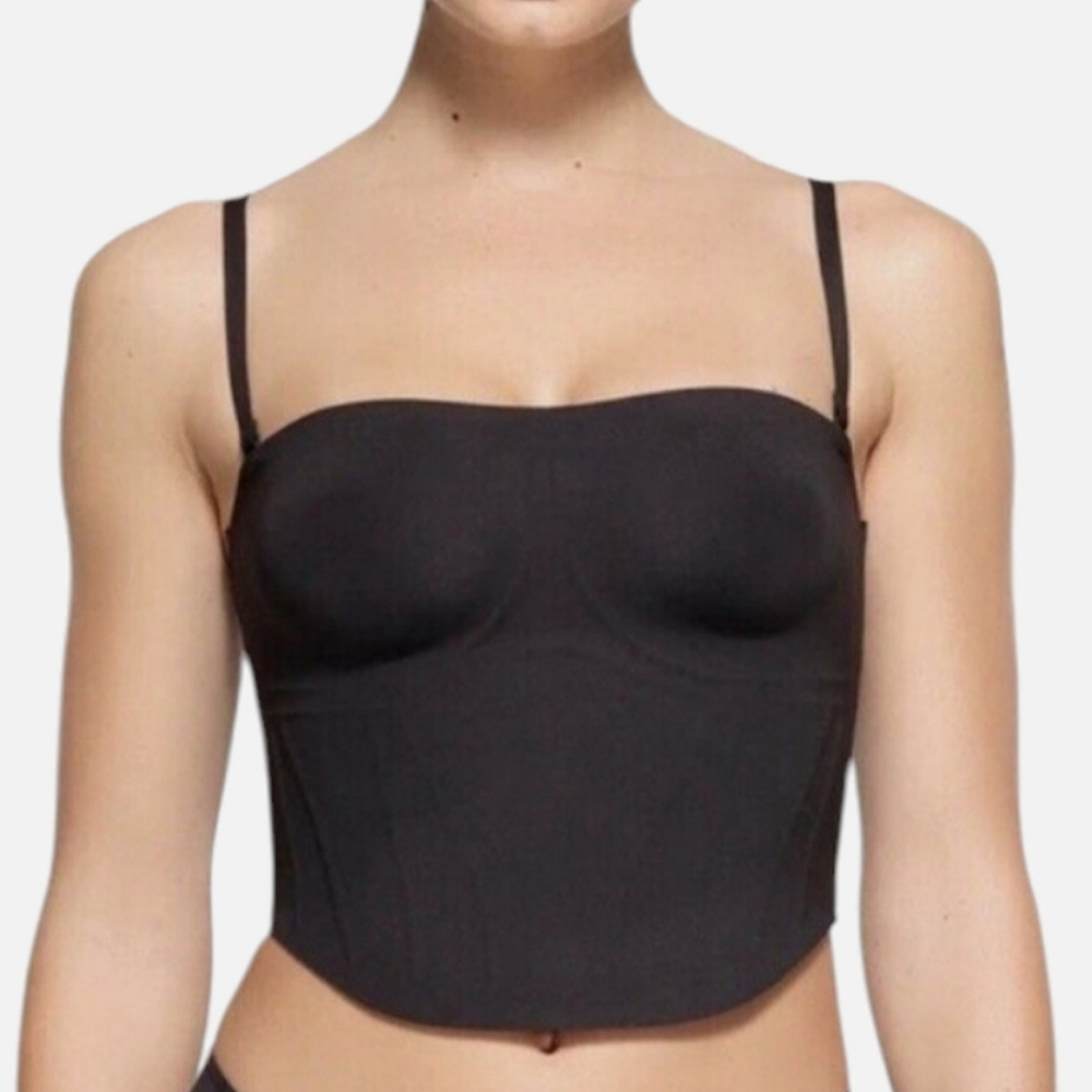 SKIMS Bonded Corset Group Crop Corset